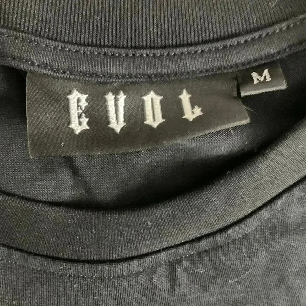 Evol Black Crew Neck‎ Love Is For Lames Medium Tshirt
